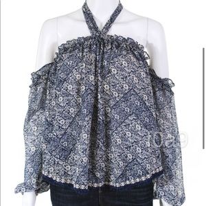 MISA Los Angeles Off Shoulder Too Sz S